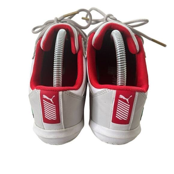 Puma Ferrari Men\'s R Cat Machine White Red Driving F1 Racing Shoes Size 8 main image 8